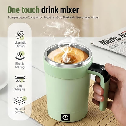 AuraMix™ Pro – Smart Self-Stirring Thermal Mug